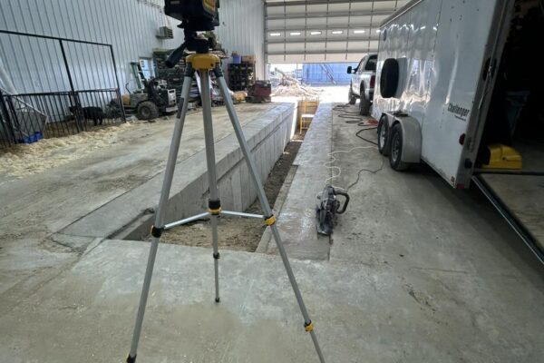 work pit in shop